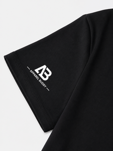 Camiseta de Manga Corta Casual para Hombre, Marca AMY, 100% Algodón, Corte Regular, Frente Liso, Bordado Personalizado con Logotipo, Venta al Por Mayor - Product Image 4