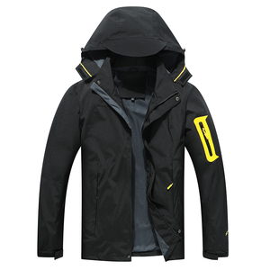 Veste coupe-vent softshell pour homme, imperméable, à capuche, pour les voyages en plein air, le camping, la randonnée, l'escalade, la pêche - Product Image 5