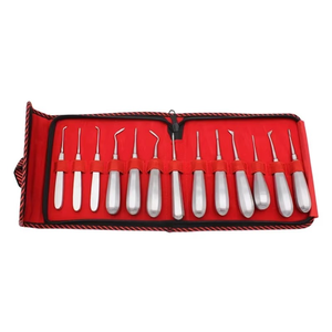 ชุดเครื่องมือถอนฟันแบบแมนนวล 13 ชิ้น คีมถอนฟันสแตนเลสแบบโค้ง ยี่ห้อ GUJJAR SURGICAL - Product Image 6
