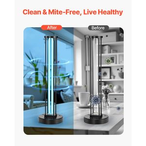 Lampada Disinfettante UV da 55W con Purificatore di Ozono e Timer a 3 Velocità UVC 30/60/120 Min con Telecomando per Ambienti - Product Image 5