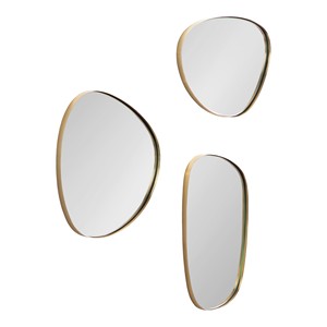 Handcrafted Mango Wood Rustic <b>Mirror</b> <b>Set</b> - Distressed Farmhouse Style Wholesale - Product Image 1