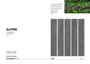 Azulejos de Porcelana Vitrificada Digitalmente Esmaltada, 20X120CM, Losetas Largas para Pisos, para Proyectos de Decoración de Paredes y Pisos Interiores Modernos - Product Image 2