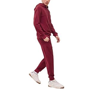 Survêtement en coton XL décontracté personnalisé pour hommes derniers vêtements d'entraînement sportif imprimé logo respirant ensemble de jogging à capuche en polaire pour l'hiver - Product Image 3
