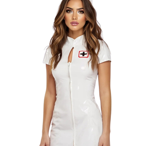 Robe chemise courte à col polo blanc, manches courtes, couleur unie, décontractée, pour l'été, tissu respirant, coupe classique - Product Image 5