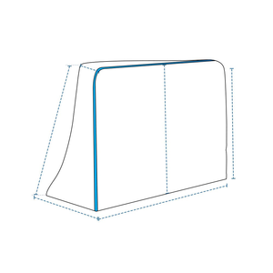 Housse de filet de hockey sur glace du Vietnam, housses de coussin d'extérieur de haute qualité, imperméables, résistantes aux UV, avec cordon de serrage HDT - Product Image 2
