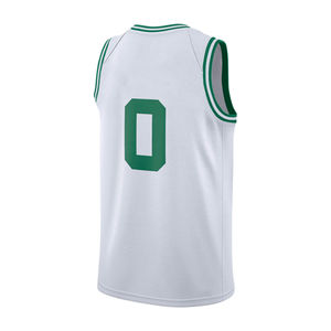 Maillot de basketball professionnel vert et blanc à séchage rapide pour l'entraînement – Fabricant et fournisseur OEM - Product Image 2