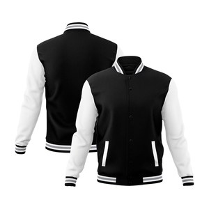 Chaqueta Varsity de Lona Moderna para Hombre, Estilo Urbano, Secado Rápido, Reversible, Resistente al Viento, Transpirable, para Invierno, Personalizable - Product Image 1