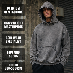 Fournisseur de sweats à capuche à faible MOQ, sweats à capuche vierges en molleton de coton, sweats à capuche personnalisés avec logo pour les acheteurs de marques de vêtements en démarrage - Product Image 1