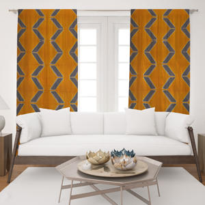 Rideau imprimé tie-dye coloré en coton, style bohème, pour appartement, maison, bureau, hôtel, fabricant en gros, Inde - Product Image 1