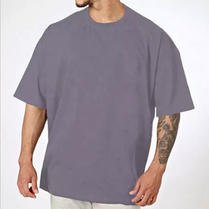 Coupe régulière 100% coton tricoté T-Shirt pour hommes personnalisé couleur unie de haute qualité écologique respirant en gros Bangladesh - Product Image 1