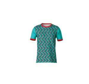 T-shirt personnalisé en sublimation, tissu jersey 100% polyester, 180 grammes, motif nid d'abeille, sportif pour le sport et les occasions décontractées - Product Image 5