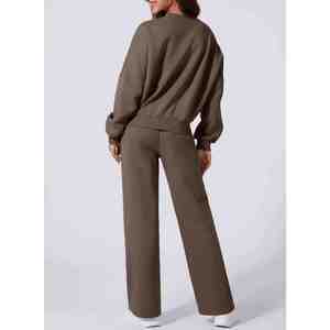 Conjunto Deportivo Informal de Dos Piezas para Mujer, Sudadera y Pantalones Deportivos - Product Image 2
