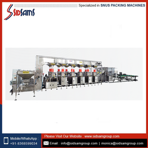 High Speed Automatic Solution for Snus in Zipper <b>Pouch</b> Packing with High Speed Filling System - Product Image 2
