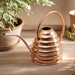 Premium Quality Metal Watering Can With Smooth <b>Edges</b> And Long Spout <b>For</b> Safe And Easy Plant Watering - Product Image 1