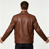 Veste en cuir pour homme, style streetwear, design personnalisé, veste en cuir tendance, vêtements d'hiver, veste en cuir la plus vendue