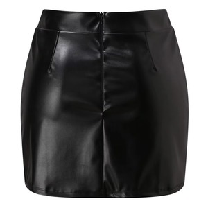 Jupe en cuir naturel vintage pour femme, de haute qualité, longueur midi, couleurs personnalisables, réversible, anti-plis - Product Image 5