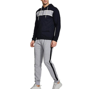 Ensemble de survêtement décontracté d'été pour homme, 2 pièces, avec pantalon de jogging, personnalisable, en coton respirant et à séchage rapide, ensemble assorti, faible MOQ - Product Image 3