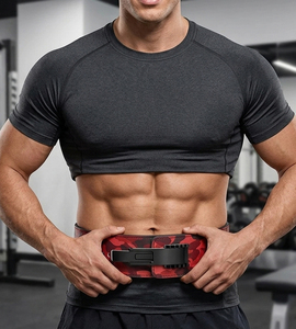 Cinturón de Soporte Lumbar Ajustable con Palanca, Camuflaje Rojo, para Entrenamiento, Levantamiento de Pesas, Soporte Lumbar, Cinturones Ajustables Unisex - Product Image 1
