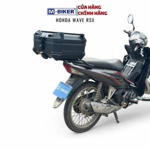 แร็คติดตั้งกล่องท้ายมอเตอร์ไซค์ M Biker Honda Wave Series รุ่น 2 อุปกรณ์เสริมสำหรับมอเตอร์ไซค์เพื่อการติดตั้งกล่องท้ายอย่างปลอดภัย - Product Image 1