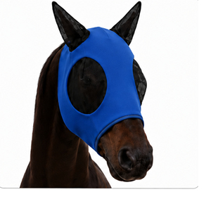 Anti Insect Cover For Horse Adjustable Lightweight soft Face Protection fly mask comfortable <b>equestrian</b> riding Outdoor Horse - Product Image 3
