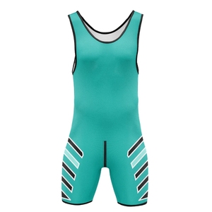 Athletic Fit Men Wrestling Singlets Stretch Breathable Fabric Wrestling Training Competition Uniform Gear - Product Image 5