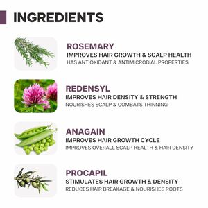 สเปรย์บำรุงเส้นผม DERMATOUCH โรสแมรี่ สำหรับการเจริญเติบโตของเส้นผม - 1.69 ออนซ์ (50 มล.) |   การควบคุมผมร่วงและการงอกใหม่ของเส้นผม |   ผู้ชายและผู้หญิง - Product Image 3