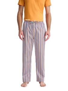 Conjunto de pijama de algodón 100% transpirable Premium para hombre, ropa de dormir cómoda de dos piezas de manga larga, logotipo personalizado OEM a granel - Product Image 5