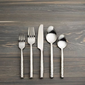 Ensemble de couverts en acier inoxydable de la meilleure qualité plaqué argent avec poignée en métal durable poignée en acier confortable pour les fêtes - Product Image 1