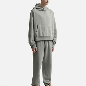 Ensemble sweat-shirt et pantalon de survêtement baggy pour homme, survêtement oversize, streetwear décontracté - Product Image 5