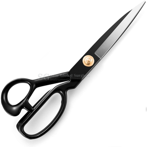Ciseaux professionnels en acier inoxydable pour droitiers, manche long, lame tranchante avec 28 dents, pointe arrondie et affûtée pour la coiffure - Product Image 3