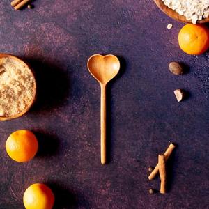 Cucharas de Madera Talladas a Mano, Mini Cucharas de Servir con Diseño Original, Utensilios Rústicos Hechos a Mano y Idea de Regalo Única - Product Image 2