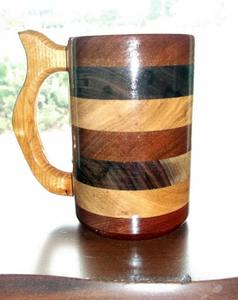 Jarra de Cerveza de Madera Vintage, 100% Segura para Alimentos, Hecha a Mano, de Madera Natural, Vajilla Sostenible, Regalo de Recuerdo - Product Image 2