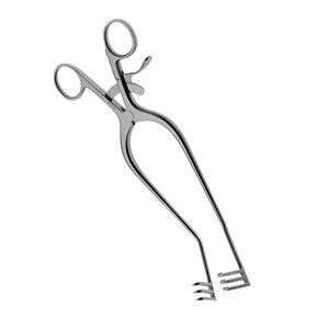 Écarteur Adson en acier inoxydable, auto-fixant, pour plaies cérébellaires, 3x4 dents, autoclavable, instrument chirurgical à cliquet, ORL - Product Image 3