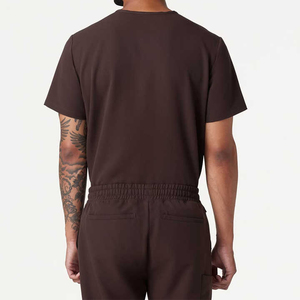 Offre Spéciale – Ensembles d'uniformes médicaux pour hommes en tissu denim lavable anti-rides, mélange de coton, pour infirmiers et personnel hospitalier – En stock - Product Image 4