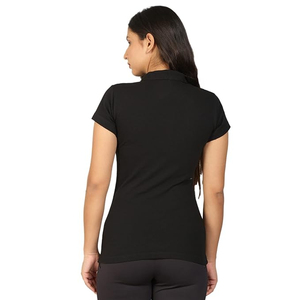 เสื้อกอล์ฟผู้หญิงไซส์ใหญ่ M-6XL ปักลาย โอเวอร์ไซส์ แขนสั้น ผ้าเจอร์ซีย์ 100% คอตตอน แห้งเร็ว ระบายอากาศได้ดี ขายส่ง - Product Image 4