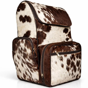 Sacs à dos scolaires en cuir de vachette avec logo personnalisé, vente en gros, fournisseur OEM, qualité export premium, sacs pour étudiants, livraison mondiale - Product Image 5