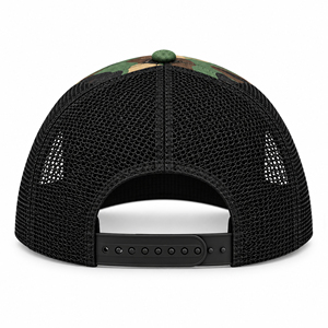 Wholesale Woodland Camouflage Trucker <b>Cap</b> Hunting Outdoor Mesh Back Hat Custom Embroidered Adjustable <b>Snapback</b> <b>for</b> <b>Men</b> Women - Product Image 2
