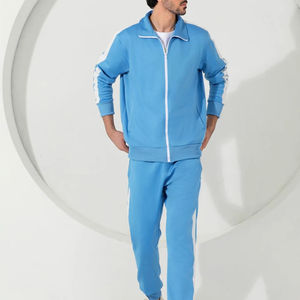 Conjunto Deportivo de Invierno 2026 al por Mayor, de Alta Calidad, Informal, para Viajes, Gimnasio, Atletismo, Transpirable, de Poliéster, Azul, Unisex - Product Image 3
