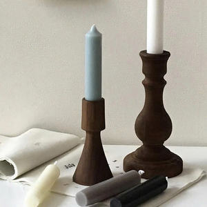 Candelabros de estilo bohemio para centros de mesa de boda, decoraciones de mesa, portavelas de madera, diseño personalizado de fábrica en Vietnam. - Product Image 5