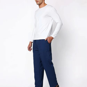 Best-Fitting Hospital Uniforms Medical Scrubs Top Nurse <b>Long</b> <b>Sleeve</b> Scrub <b>Undershirt</b> for Men Medical Scrub Nursing - Product Image 4