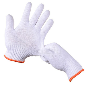 Cotton Polyester Blend Work <b>Gloves</b> Breathable Durable Safety <b>Gloves</b> <b>for</b> Construction Farming and Industrial Protection - Product Image 3