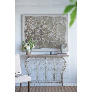 Impresión Artística en Lienzo de Flor de Cerezo Grande, 60 x 48 Pulgadas, Decoración para el Hogar, Elegante Escena de Jardín Japonés - Product Image 2