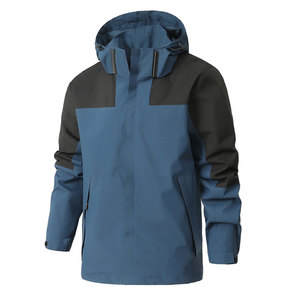 Custom High Quality Trekking Hooded Ski Jacket Ski Tracksuits <b>Sets</b> <b>Waterproof</b> Soft Shell Winter Plus Size Mens Ski Jackets - Product Image 1