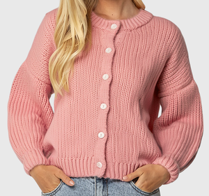 Sudadera extragrande con cuello redondo y cierre de botones, jersey transpirable para mujer, color liso, ropa de otoño, tops de moda - Product Image 5