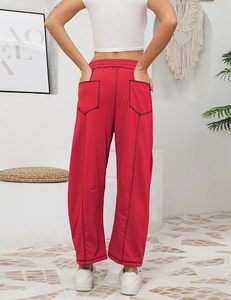 Pantalon de jogging ample pour femme, coupe large, avec cordon de serrage et poches - Product Image 2