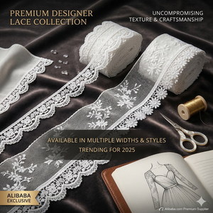 Dentelle en organza brodée de roses florales, soluble dans l'eau, 100% polyester, maille, accessoires vestimentaires, bordures pour enfants, chaussures, sacs - Product Image 2