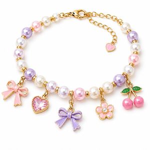 Collar de Perlas para Perro con Cuentas de Macaron, Collar Personalizado con Colgante para Mascotas, para Marcas de Comercio Electrónico y Redes Sociales - Product Image 3