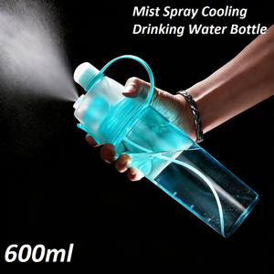 Botella de Agua de 600 ml con Pulverizador de Niebla y Material Ecológico - Product Image 3