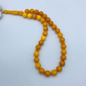 Rosario de Resina Hecho a Mano con Tema de Ángel, Cuentas de Oración Islámicas, Regalo Religioso Musulmán Premium, Técnica de Fundición, para Oración Diaria - Product Image 2