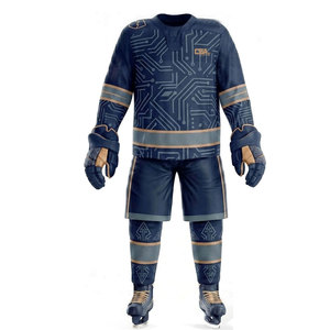 Uniforme de hockey sur glace personnalisé pour hommes, léger et respirant, conçu pour l'entraînement, les matchs de ligue et les séances d'entraînement - Product Image 1